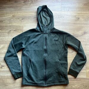 North Face full zip hoodie jacket